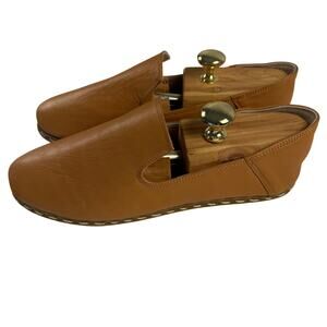 RAUM Grounding Barefoot Slip On Natural Tan Leather Minimalist Shoes Size 9